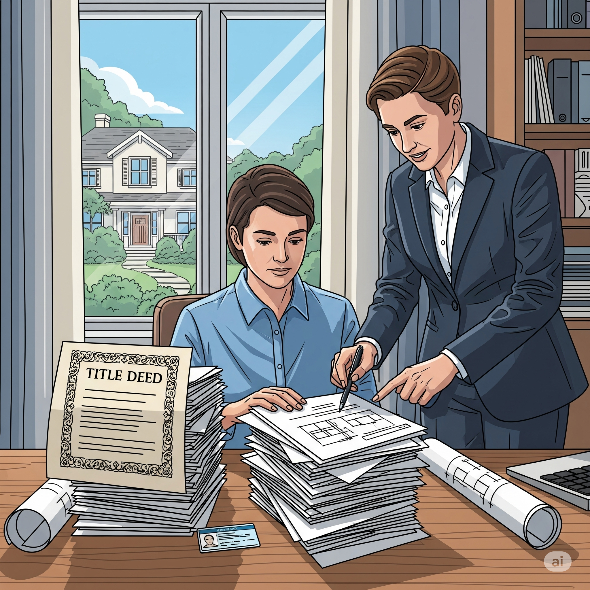 การเตรียมเอกสารเพื่อฝากขาย